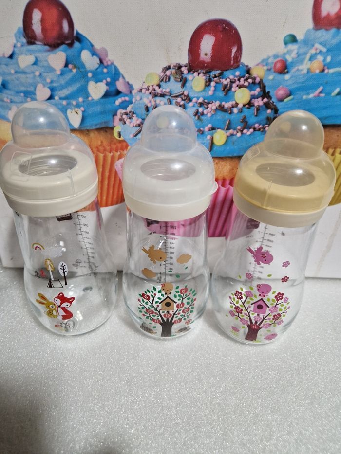 Biberons Mam en verre 260ml