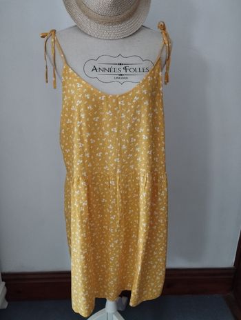 Robe d'été jaune - Kiabi - T. 42 -