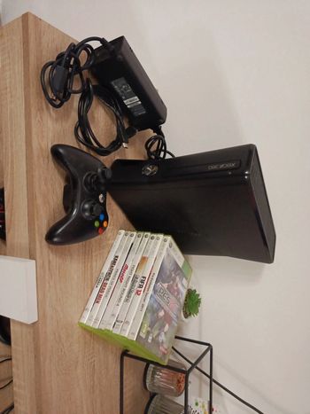 Xbox360 manette câble 8 jeux
