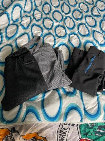 Lot 3 pantalons orchestra décathlon t 12 ans