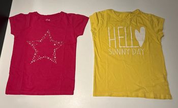 Lot 2 t shirts 8 ans