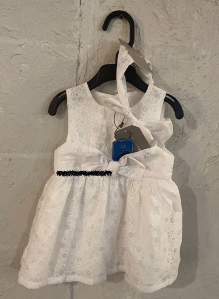 Robe de cérémonie 12 mois avec bandeau - photo numéro 3