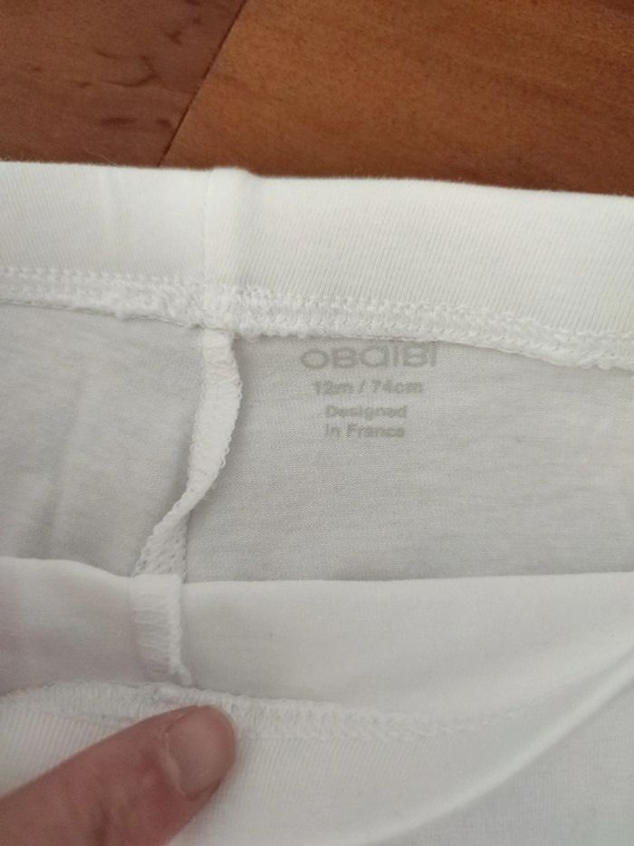 Legging bébé 12 mois Obaïbi très bon état - photo numéro 3