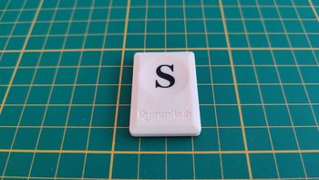 Tuile lettre S pièce détachée Rummikub lettres le rami des lettres Parker #C40