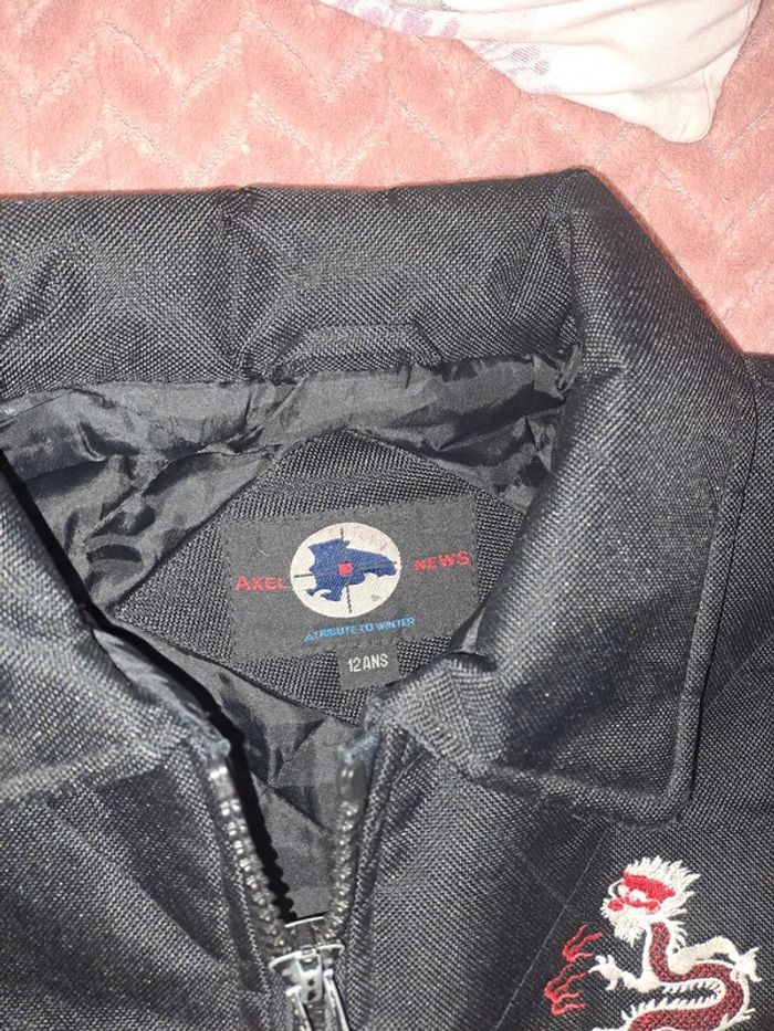 Manteau chaud qualité axel news 12 ans garçon marine - photo numéro 2