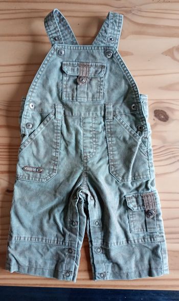 Salopette velours bébé