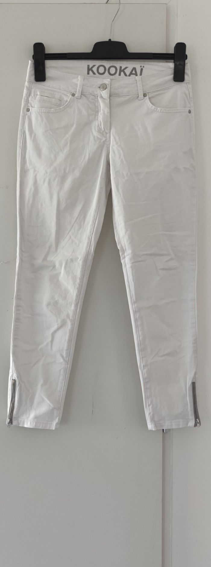 Jean blanc Kookaï femme Taille36 – coupe classique – bon état