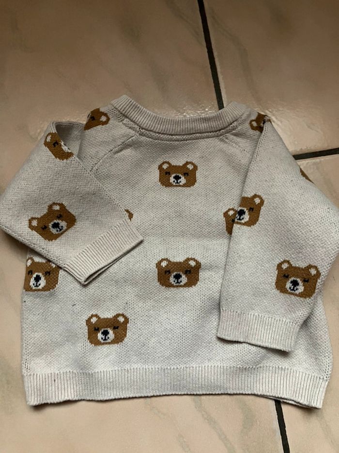 Pull jacquard 6 mois - photo numéro 5