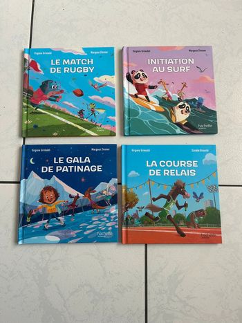 Lot livres esprit sportif