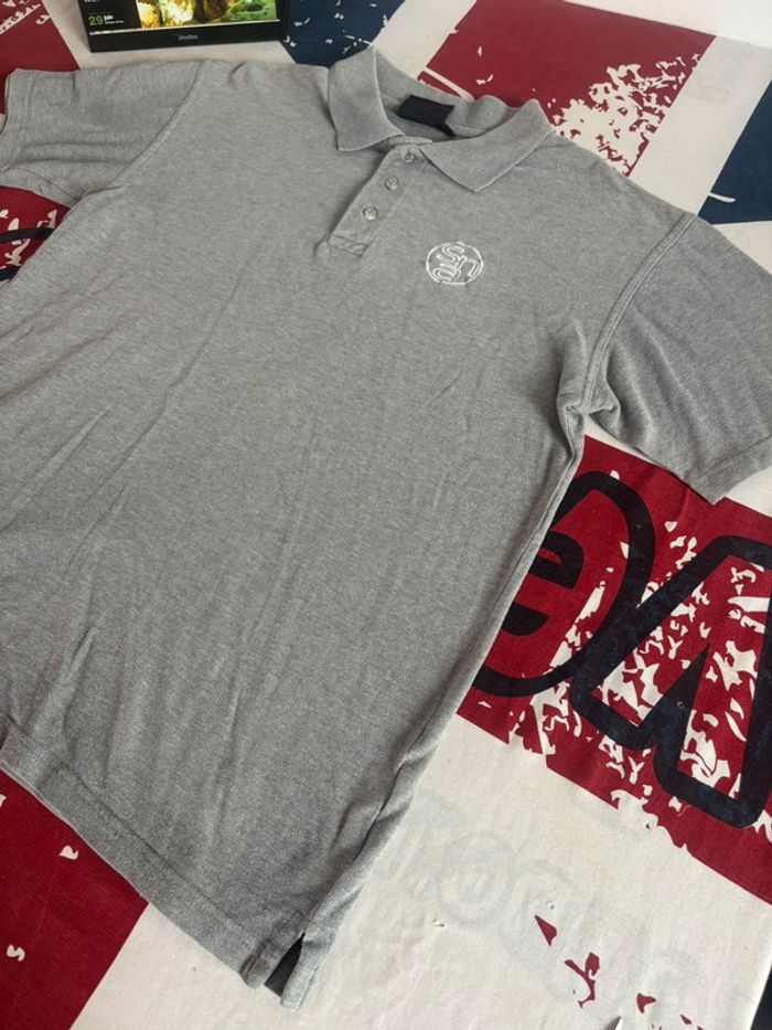 Polo Dickies taille S/M gris logo brodé blanc «sna » - photo numéro 5
