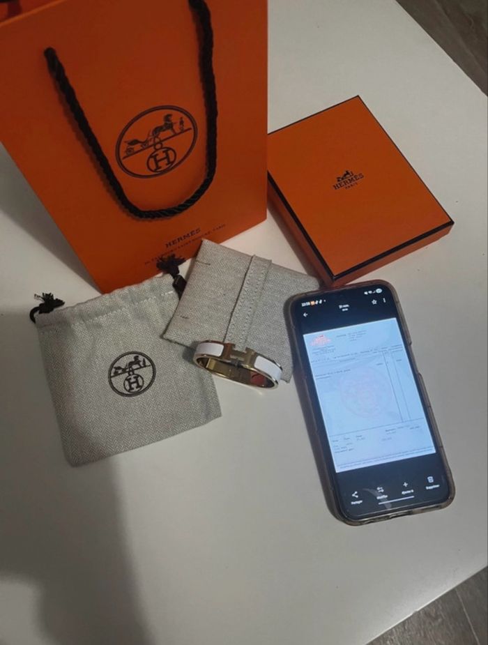 Bracelet clic H hermes - photo numéro 7