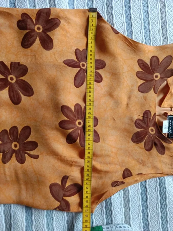 Robe vintage Naf Naf 100% viscose t.38 - photo numéro 7