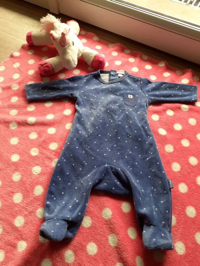 Pyjama bleu marine mixte