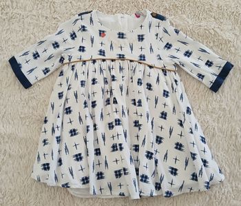 Robe manches 3/4 3 ans