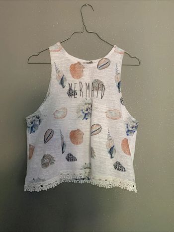 Haut T-Shirt Mermaid Coquillages Asos T38