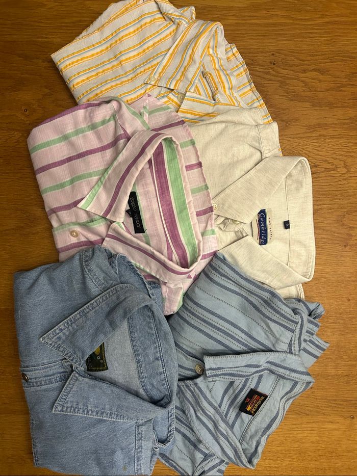 Lot chemise manche courte