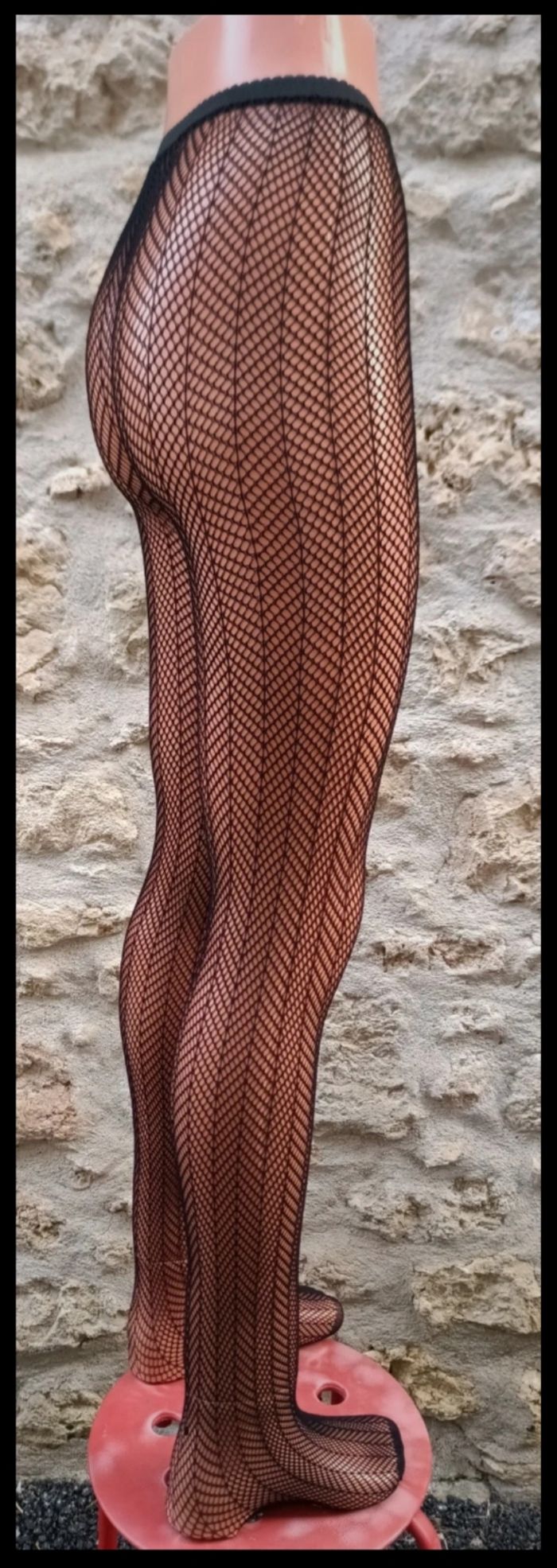 Collant résille motif fantaisie - photo numéro 4