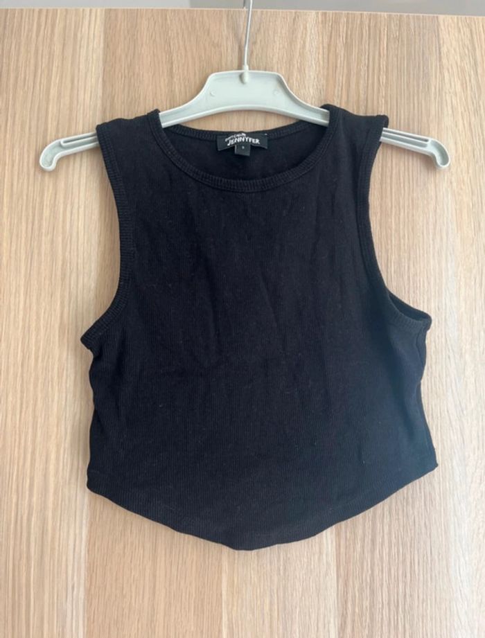 Crop top noir