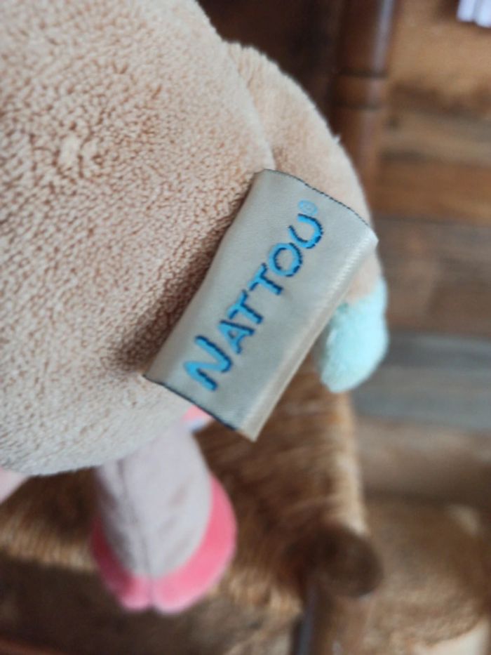 Peluche vache Nattou tbe - photo numéro 3