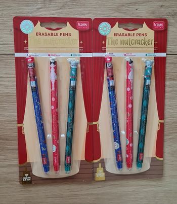 Legami Noel 2025 Casse Noisette The Nutcracker 2 Sets Neufs = 6 Stylos