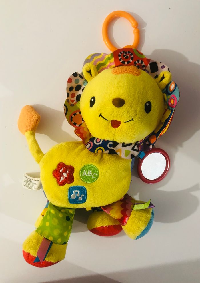 vtech Timothée mon lion d’activités peluche interactive lion hochet musical miroir texture sensorielle lot SOP77