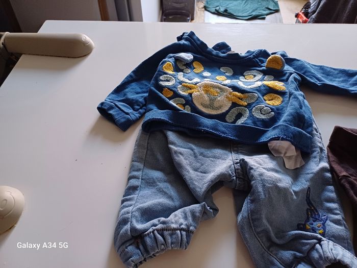 Tenu en 3 miis salopette polo pantalon - photo numéro 2