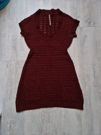 Robe pull bordeaux Jennyfer taille S