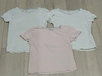 Lot de 3 maillots de corps manches courtes 10 ans