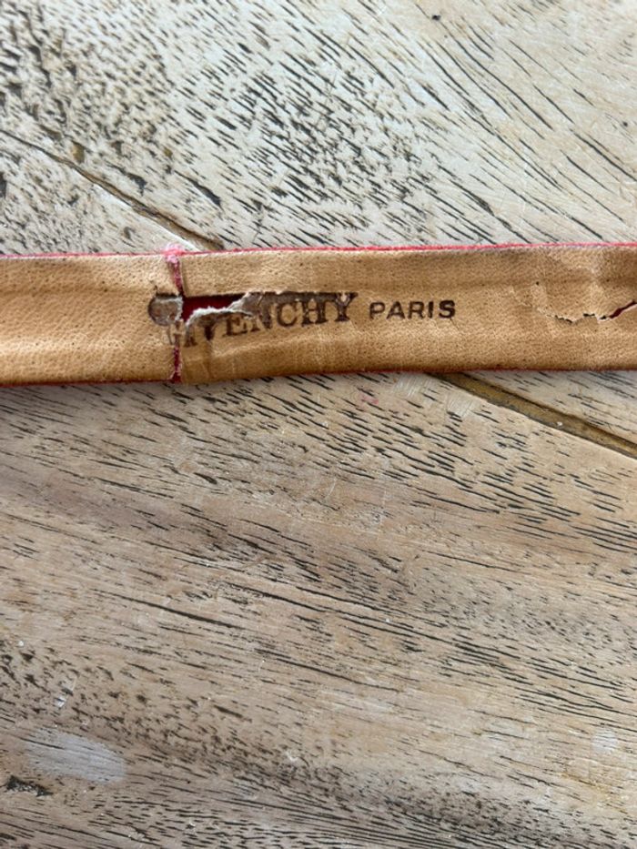 Ceinture en cuir givenchy vintage - photo numéro 3