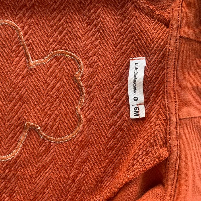 Ensemble Lulucastagnette gilet et tee-shirt manche longue en très bon état , 6 mois - photo numéro 3