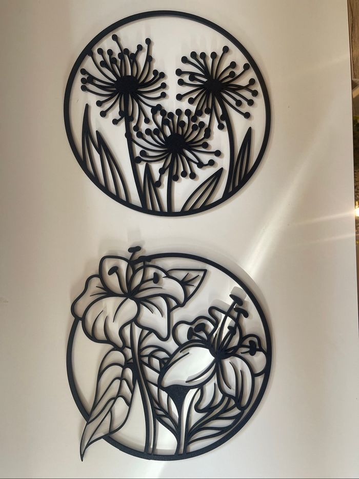 Décoration  murale fleurs