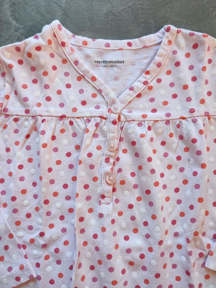 T-shirt manches longues 3 ans fille Vertbaudet - photo numéro 4