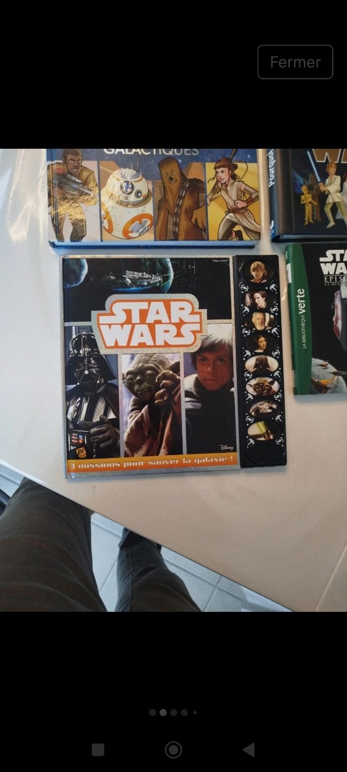 Lot 4 livres star wars pour enfants - photo numéro 2
