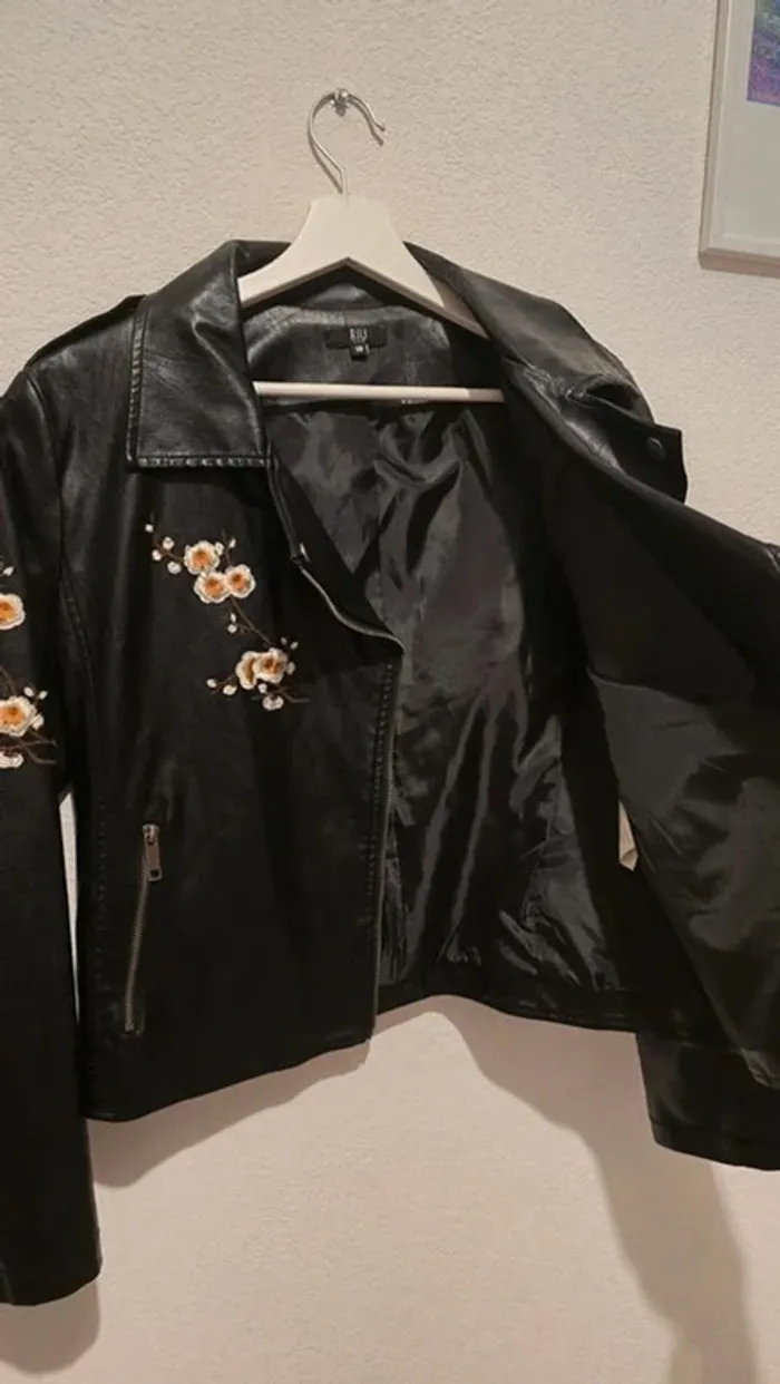 Veste imitation cuir Jacqueline Riu - photo numéro 3