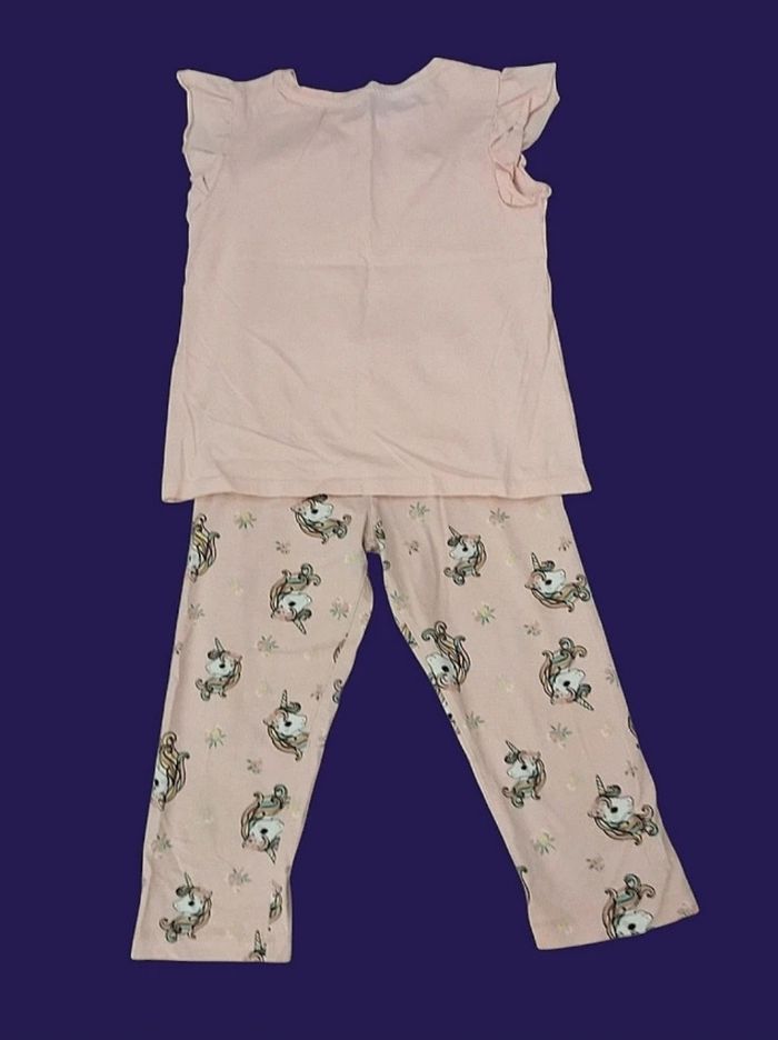 Ensemble t shirt et legging capri 3/4 happy girls club C&A taille 10 ans - photo numéro 2