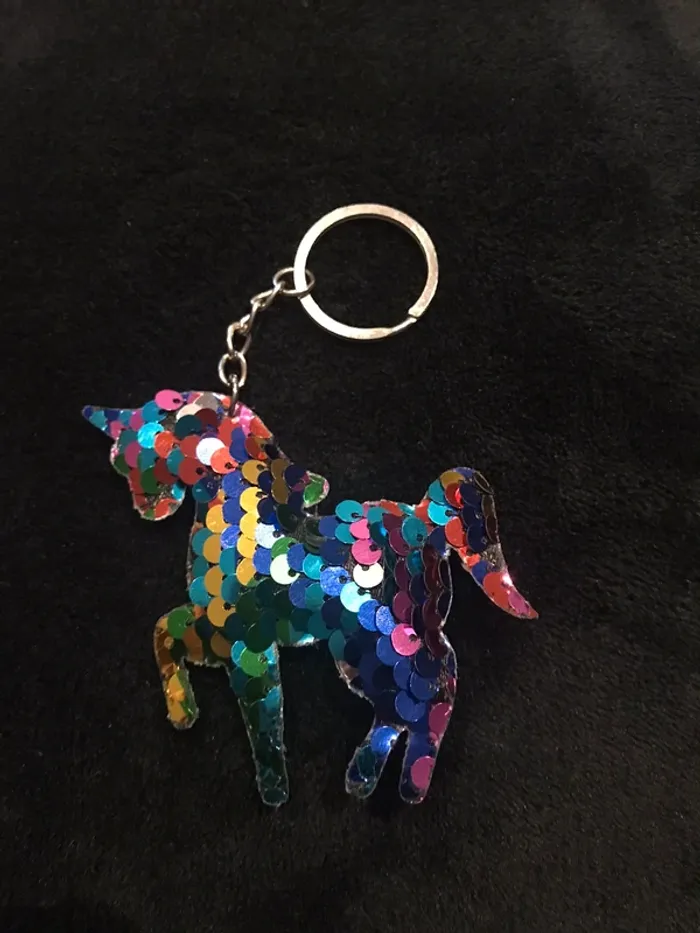 Porte clé licorne