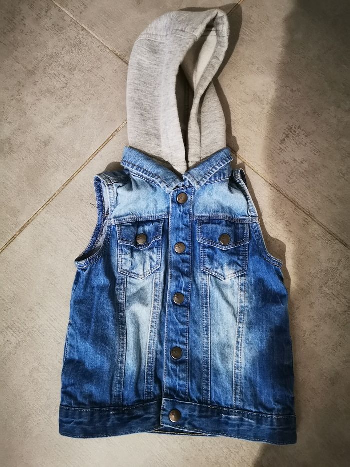 Veste en jean sans manches