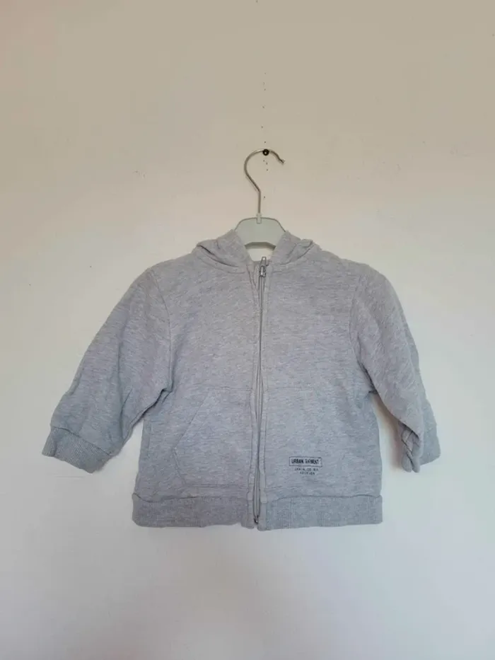 veste sweat à capuche Graine de Blé pour bébé garçon 12 mois