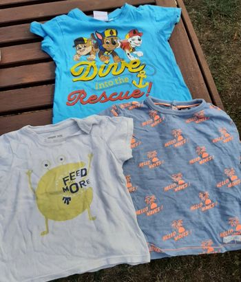 Lot t shirt 2 ans