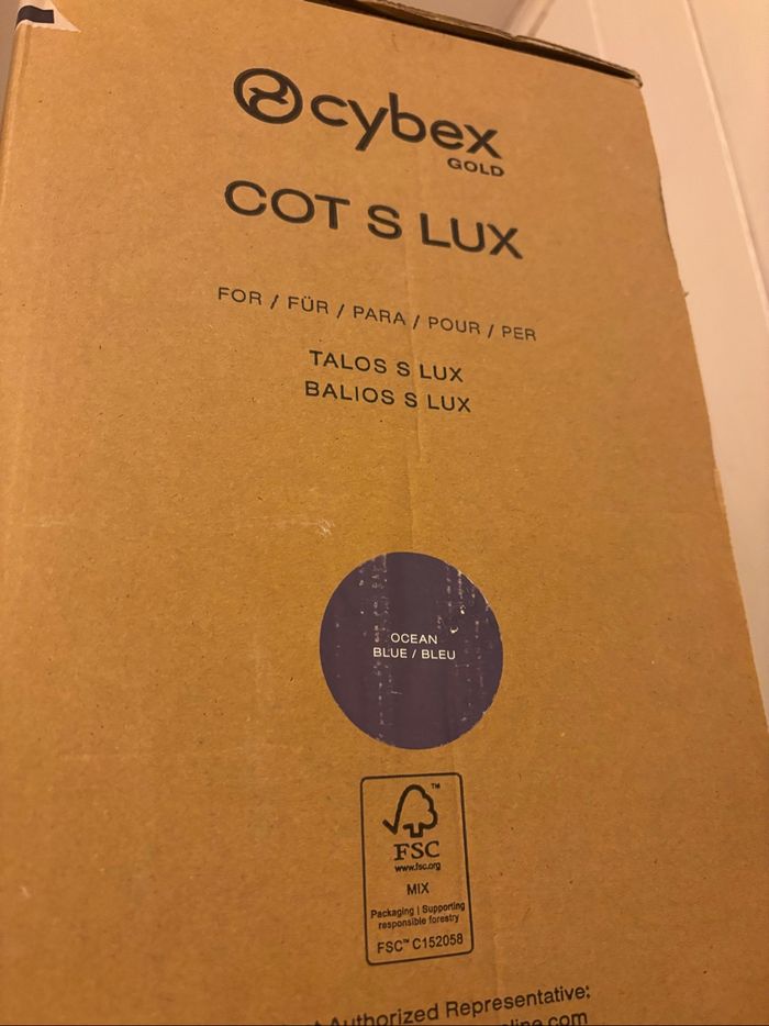 Nacelle Cybex Cot S lux Blue Océan neuf - photo numéro 5