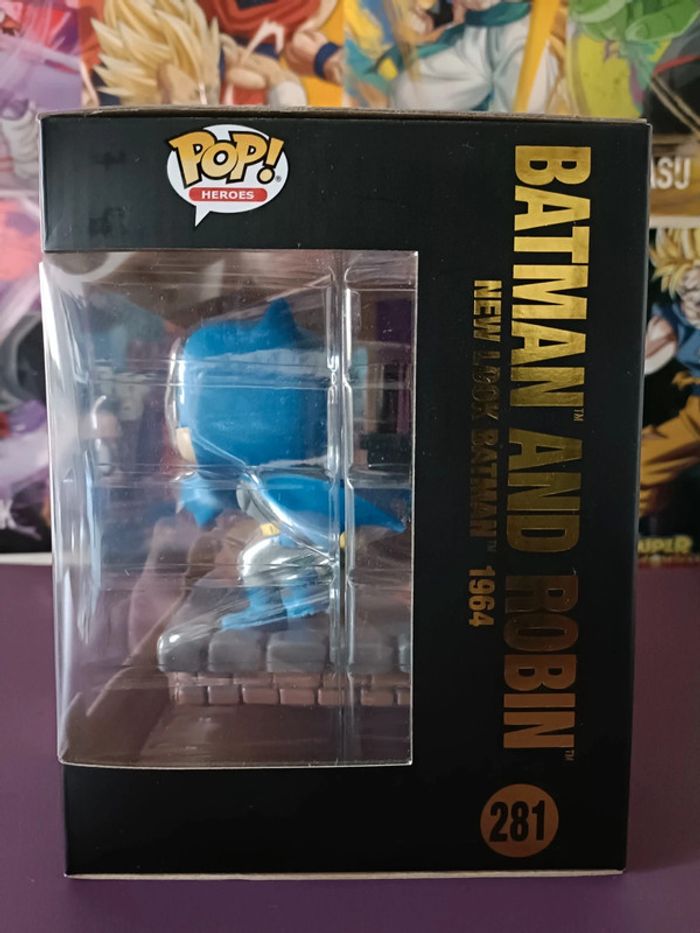 Figurine Funko Pop DC comics Batman and Robin 281 80 years neuf - photo numéro 4