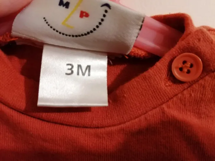 Lot tee-shirt garçon manches longues 3 mois orchestra et barbapapa - photo numéro 4