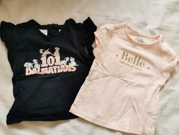 Lot 2 t-shirts manches courtes