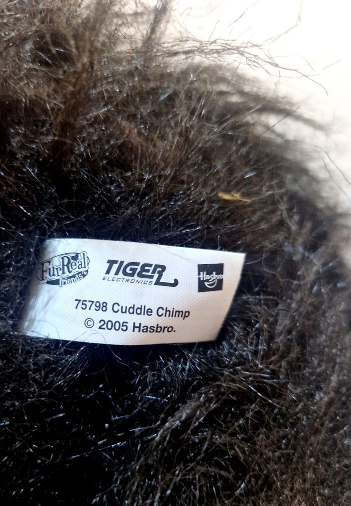 FurReal Friends câlin chimpanzé singe chimpanzé animal de compagnie Hasbro Tiger  , 2005 - photo numéro 7
