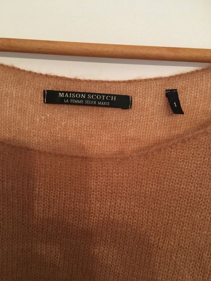 Très beau pull maison scotch taille 1 col bateau / pull en mailles - photo numéro 2
