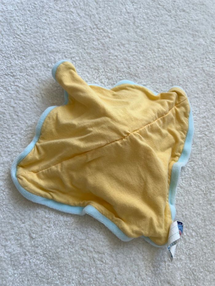 Doudou plat jaune ours sucre d’orge - photo numéro 2