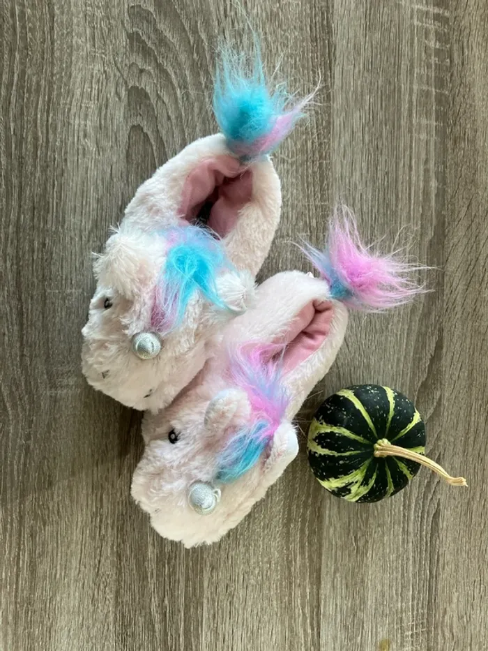 Pantoufles licorne