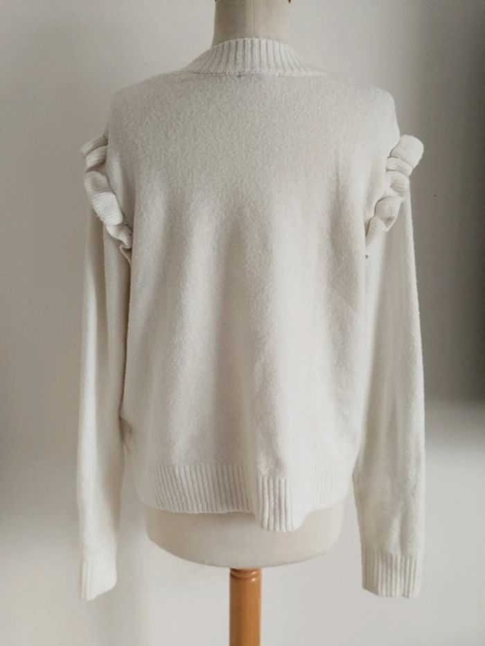 Pull chaud blanc Kiabi taille 40 - photo numéro 2