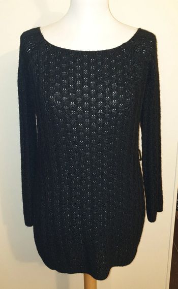 Pull Noir Taille Unique