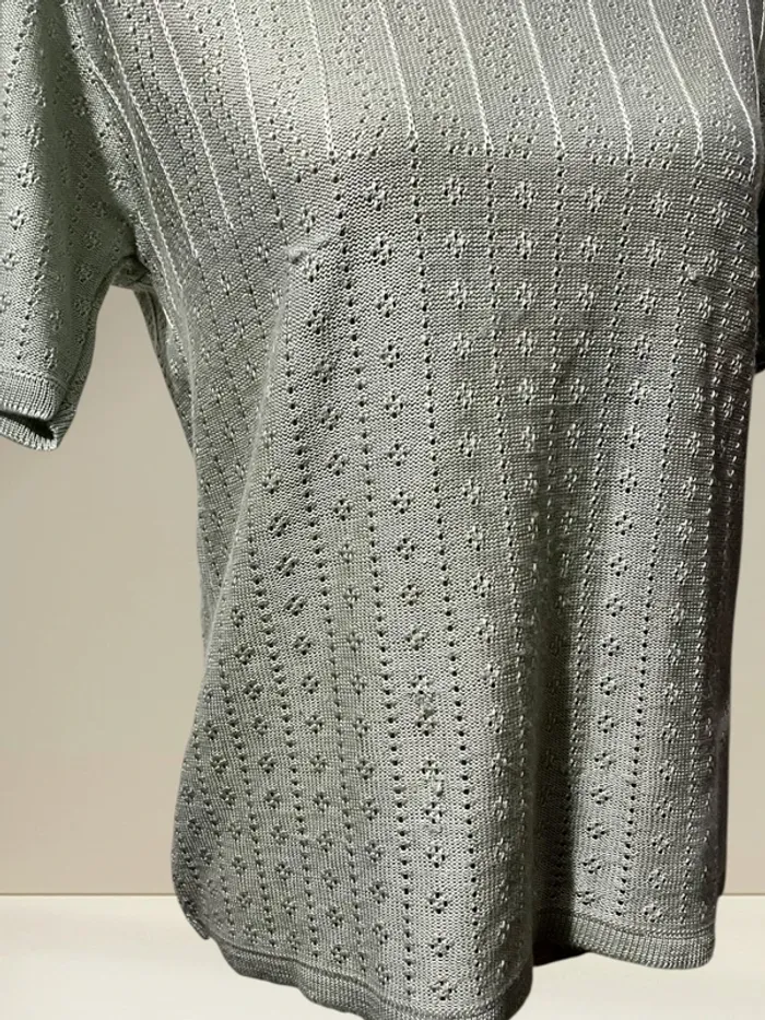 Petit pull fin menthe – Style rétro/vintage – Taille M (38-40)